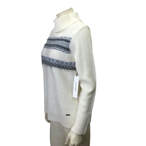 CALVIN KLEIN $79 TURTLE NECK SWEATER SM NEW WITH TAG - Picture 3 of 7